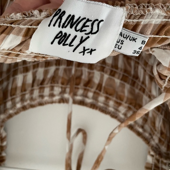 Princess Polly - Adelio Mini Dress Brown - Picture 5 of 5